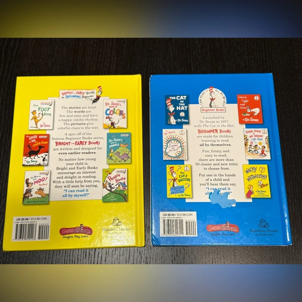 Dr.  Seuss ABC & There’s A Wocket in Pocket books - Picture 2 of 2